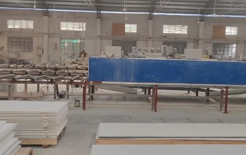 Curing equipment on the ESHINE solid surface sheet production line